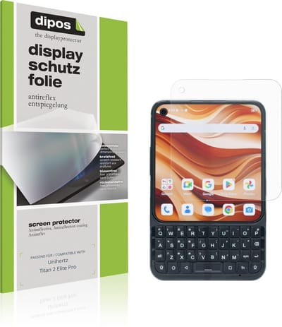 dipos – 4x Matte Beschermfolie geschikt voor Unihertz Titan 2 Elite Pro | Krasbestendige & antireflecterende Screenprotector Ultra-Thin