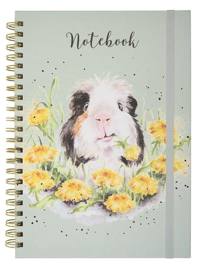 Notebook A4 - 'Dandy Day' Guinea Pig - Wrendale Designs - Notitieboek Cavia