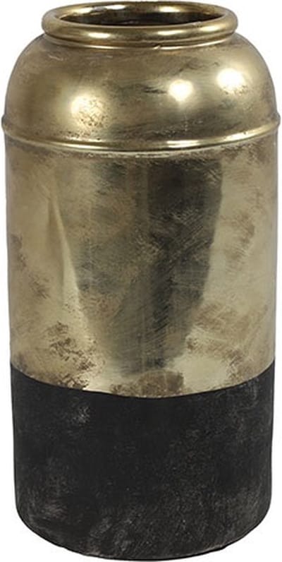 Countryfield Vaas Terri aardew L15,5B15,5H30CM goud