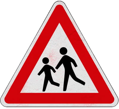 Spelende kinderen bord - J21 | Sign Again materiaal | 15 cm