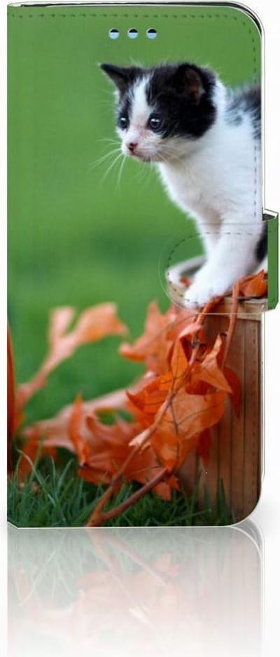 Samsung Galaxy S9 Telefoonhoesje met Pasjes Kitten