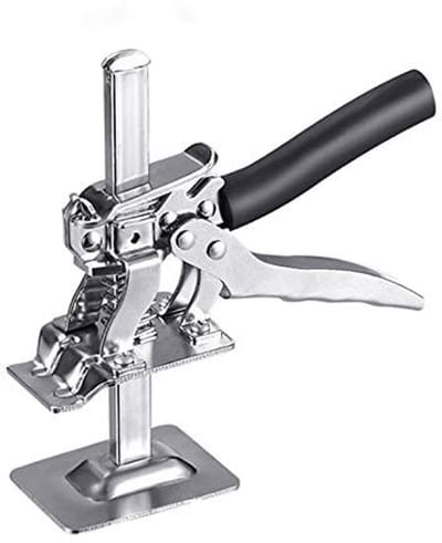 Dailygoods- Tegelhulpstuk - In hoogte verstelbaar - Tegel locator - Nivelleerhulpmiddel - Stalen basis - Sterk draagvermogen 100 kg - Tegelversteller
