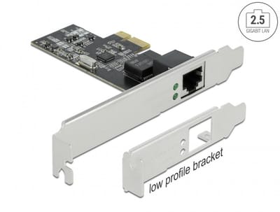 Delock PCI Express x1 Card 1 x RJ45 2.5 Gigabit LAN RTL8125