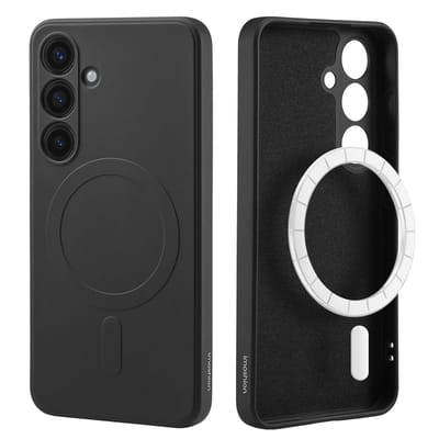 imoshion Hoesje - Geschikt voor Samsung Galaxy S24 - Color Backcover met Magnetische Ring - Zwart