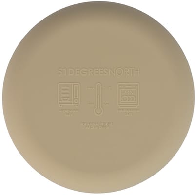 51 Degrees North - Siliconen Kattenbakje – Antislip Voerbak voor Katten – Zachte Silicone Kom – Geschikt voor Nat- en Droogvoer – Sand