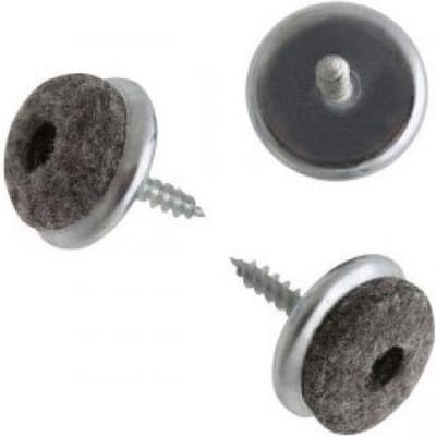 Meubelviltglijder met schroef, metaal 24 MM
