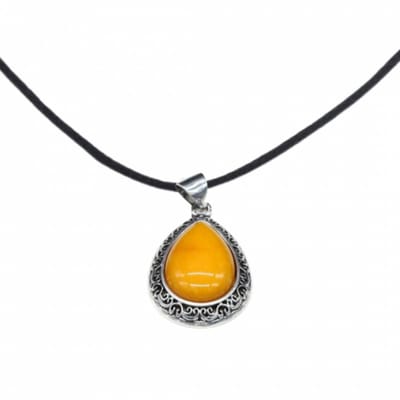 Ketting Geel-45 cm- Charme Bijoux