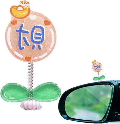 Bloemen voor auto - Dashboard decoratie - Auto interieur versieren - Temperatuurbestendig acryl - 5 x 2.5 cm - Meerdere kleuren