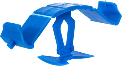 Tegel Nivelleer Clips (Blauw 1/16" 100ct) | Eendelig Tegel Leveling & Spacing Systeem voor Perfecte Keramische Tegelinstallatie - Geschikt voor Vloeren, Muren en Douches