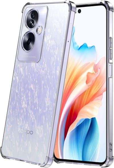 Geschikt voor Oppo A2 / A79 Telefoonhoesje Transparant met Stootrand - Clear Case Shockproof TPU Siliconen Back Cover Case Doorzichtig - Smartphonica geschikt voor Oppo A2;Oppo A79