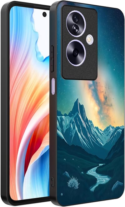 Smartphonica Telefoonhoesje Geschikt voor Oppo A2 - Oppo A79 met Sterrenhemel Opdruk - TPU Backcover Case With Space And Milkyway Design geschikt voor Oppo A2;Oppo A79