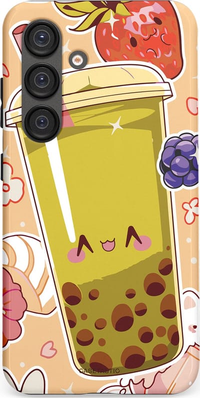 Casetastic Hoesje Geschikt voor Samsung S25 - Stijlvolle Beschermende Duo-layer Case - Bubbelpret