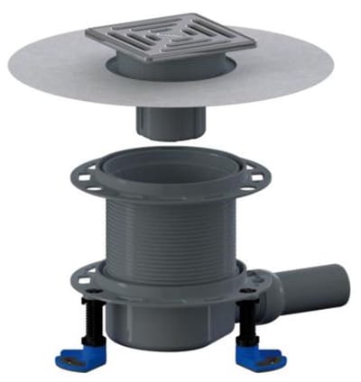 DALLMER Vloerafvoer DallDrain Select Vario, DN 50, 150 x 150 mm, 517050