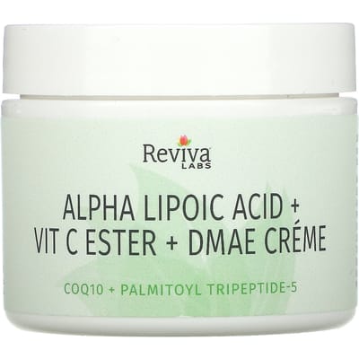Alpha Lipoic Acid, Vitamin C Ester & Dmae Cream, 2 oz (55 g) white