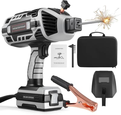 Draagbare Soldeerbout - Mini Lasapparaat - Metaalwerkzaamheden Uitvoeren - IGBT Inverter Technologie - 20-120 A - Grijs