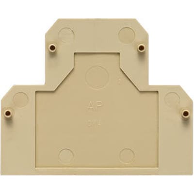Weidmuller DK4 Aansluitblok Eindplaat Beige - 0359260000 [5 Stuks]