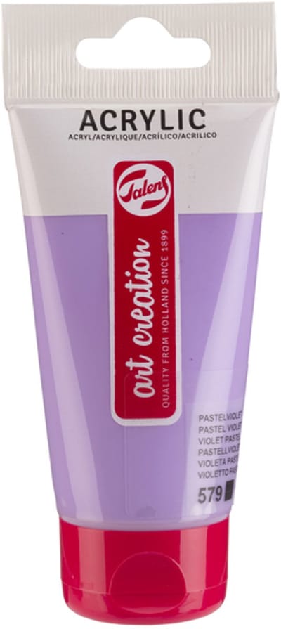 Acrylverf tac 579 pastelviolet tube 75ml | 3 stuks