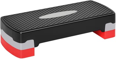 Archi Fitness opstapje – Opstapkrukje - Aerobic Stepper Met Verstelbare Hoogte 10/15 cm – Tot 150 kg – Antislip platform Voor Cardio, Fitness