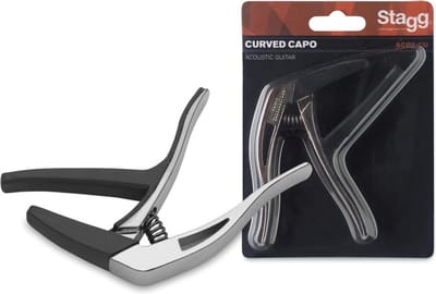 Stagg Gitaar Capo Akoestisch/Elektrisch SCPX-CU CR
