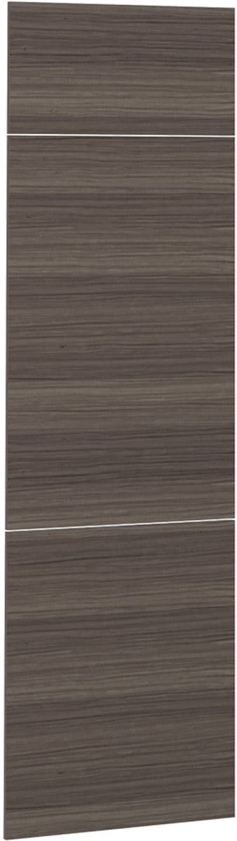 Vicco R-Line Keukenfront – 59.6 x 196 cm meubelfront voor de koelkastombouwkast Edel grijs