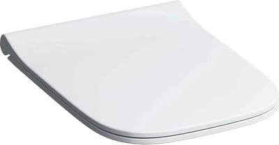 Toiletzitting Slim - WC Deksel - Badkamer Renovatie - Antibactarieel Duroplast - 38x48 cm - Wit