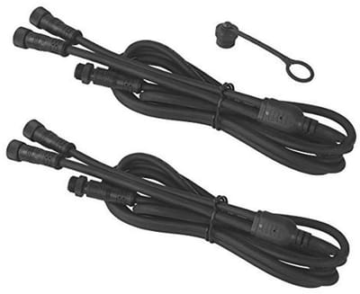 Verlengkabel voor tuinverlichting - 2 m, IP68 waterdicht, Y-model aansluitkabel - uitbreidbare buitenverlichting