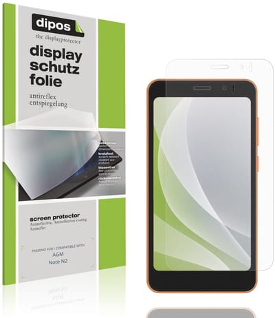 dipos – 4x Matte Beschermfolie geschikt voor AGM Note N2 | Krasbestendige & antireflecterende Screenprotector Ultra-Thin