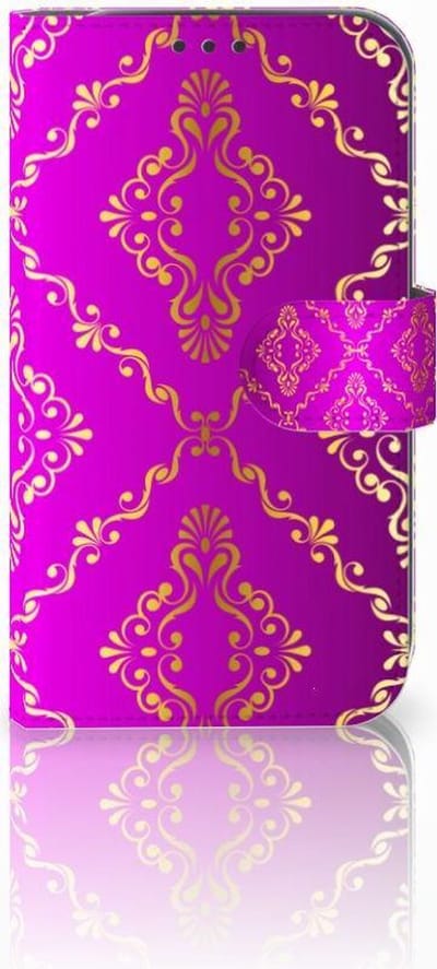 Book Case voor Wallet Case Samsung Galaxy Xcover 4 | Xcover 4s Barok Roze