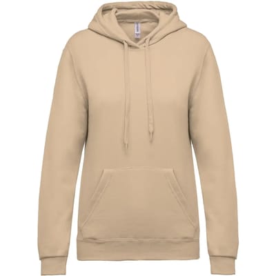 Kariban Eco damessweater met capuchon K473 - Light Sand - XS