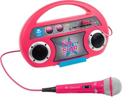 iDance Audio I'm the Star K1 Bluetooth Karaoke Speaker met gratis microfoon
