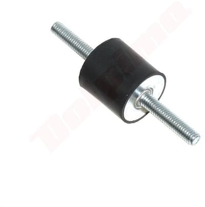 Trillingsdemper passend op UNI MM 25x25mm M6x28/M6x28/60