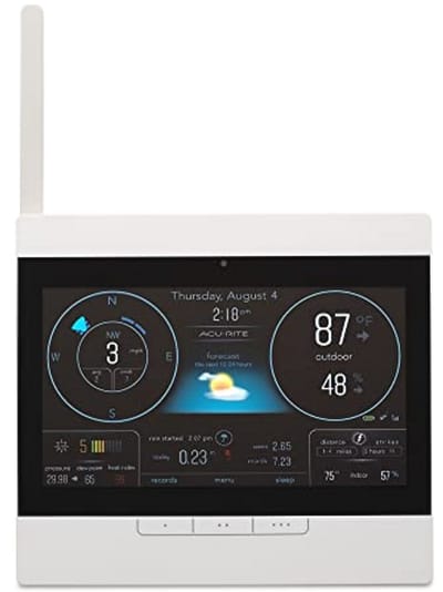 High-Definition Weerstation met Barometer - Binnen en Buiten Weer Metingen, Temperatuur, Vochtigheid, Windsnelheid en Programmeerbare Waarschuwingen