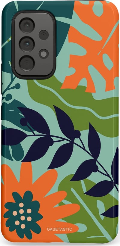 Casetastic Hoesje Geschikt voor Samsung A53 - Stijlvolle Beschermende Duo-layer Case - Wildbloei