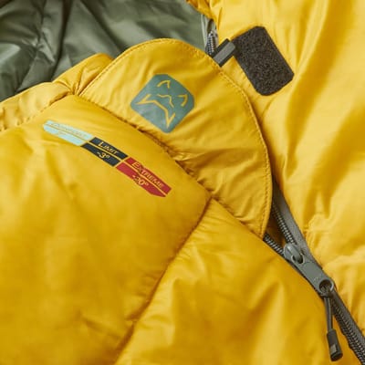 Mummieslaapzak Vezel Met Comforttemperatuur +2°C tot -20°C voor Bergen en Camping