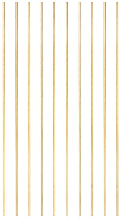 Set van 10 Messing Ronde Staven 2 mm x 20 cm - Ideaal voor DIY, Modelbouw en Ambachtelijke Projecten