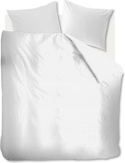Beddinghouse Wave dekbedovertrek - Effen - Lits-Jumeaux - 240x200/220 - Wit