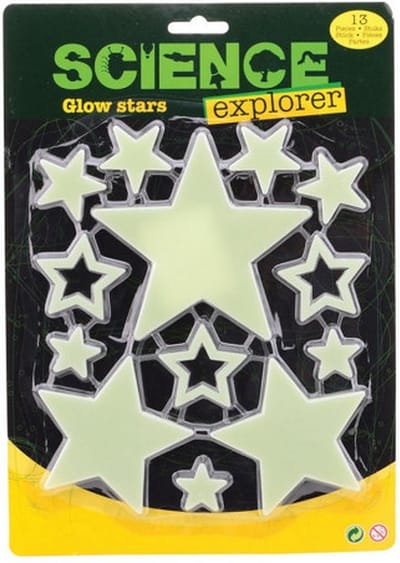 Glow in the Dark Sterren 13-delig - Glow in the Dark Stickers - Glow in the Dark Planeten - Glow in the Dark Maan