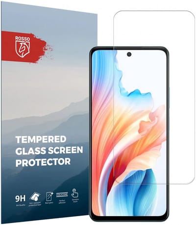 Rosso Screen Protector Geschikt voor Oppo A79 | 9H Tempered Glass | Glasplaatje | Beschermlaag | Beschermglas | 9H Hardheid