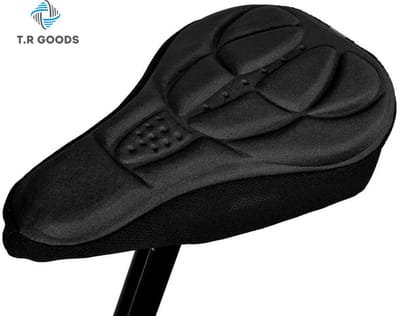 T.R Goods® Foam Zadeldek voor Fietszadels - Comfortabel fietsen - Zachte Gelvulling + Reflecterende strip