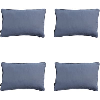 Madison - Sierkussen Panama safier blue - Ca. 40x60 cm - Set van 4