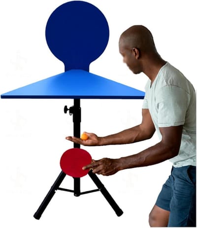 Tafeltennis Rebounder - Zelfstudie Trainer - Allround Training - Verstelbare Hoogte - 5 kg - One Color
