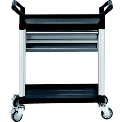 KS Tools 800.0030 Servicewagen Kunststof Kleur (specifiek): Zwart-zilver