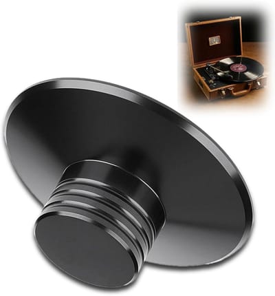 Stabilisator Van Het Platengewicht record Niveauklem Van De Draaitafel Lp Draaitafels Metalen Schijfstabilisator Voor Platenspeler, Draaitafels, Fonograaf queen Dvd-spelers &