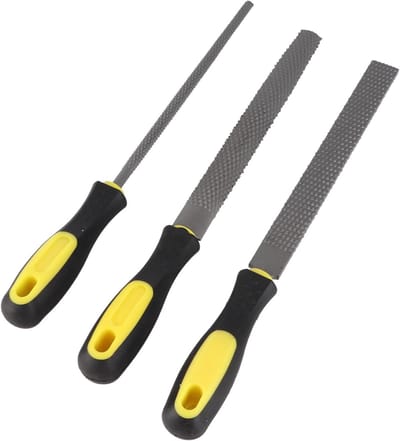 Houtvijl Set - Rasptool Houtbewerking - Vormgeving Hout - 3 Verschillende Vormen - 12 Inch