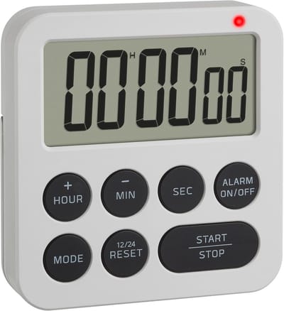 Digitale Kookwekker met Stopwatch en LED Waarschuwingslicht - Tot 99 uur