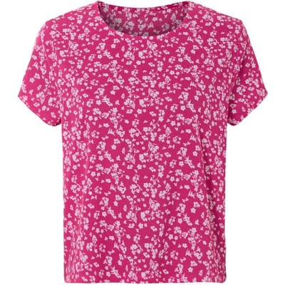 esmara Dames top (Patroon/roze, M (40/42))