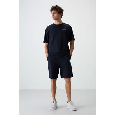 Overmaatset van T-shirt met Korte Mouwen en Shorts