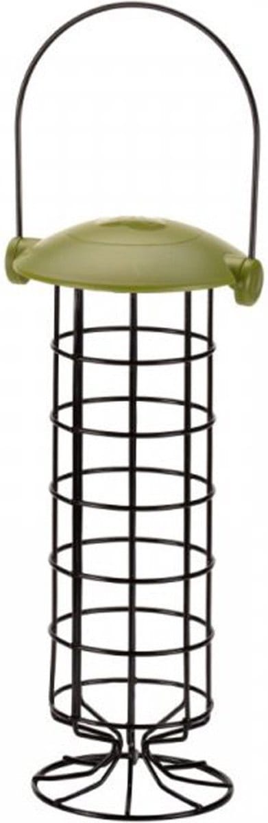 Meuwissen Agro Vetbollensilo - Smart Twist Top - groen/zwart - metaal - 11 x 20 cm - vogelvoeder