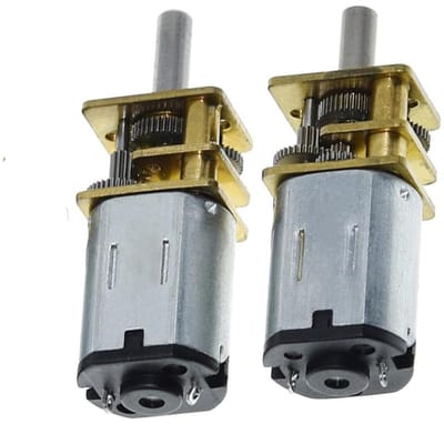 Gelijkstroom Transmissiemotor - Mini Motor Vertraging - Robotica Projecten - Hoog Draaimoment Lage Snelheid - 12 mm diameter - Metaal