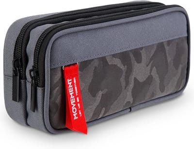 Camouflage School Etui met Grote Capaciteit en 2 Compartimenten voor Meisjes en Jongens